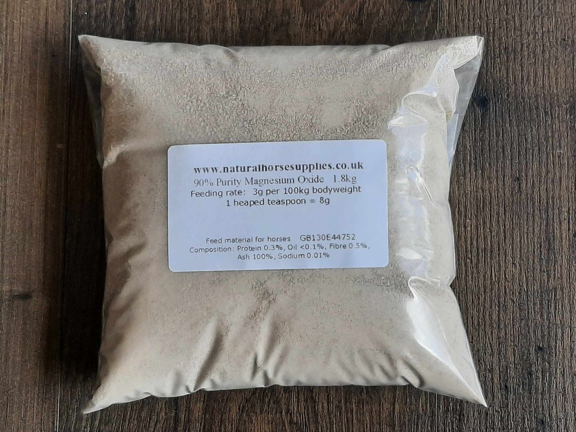 1.8kg 90% purity Magnesium Oxide Mag Ox 